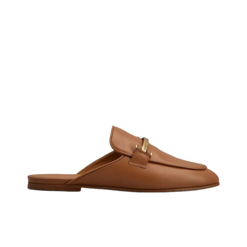 TOD'S Logo Engraved Slip On Mules Women's-1