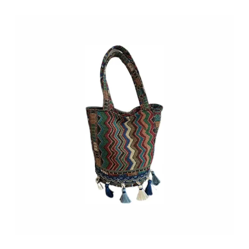 Boniu Canvas Bag, Handbag Regular Women's Multicolor-10