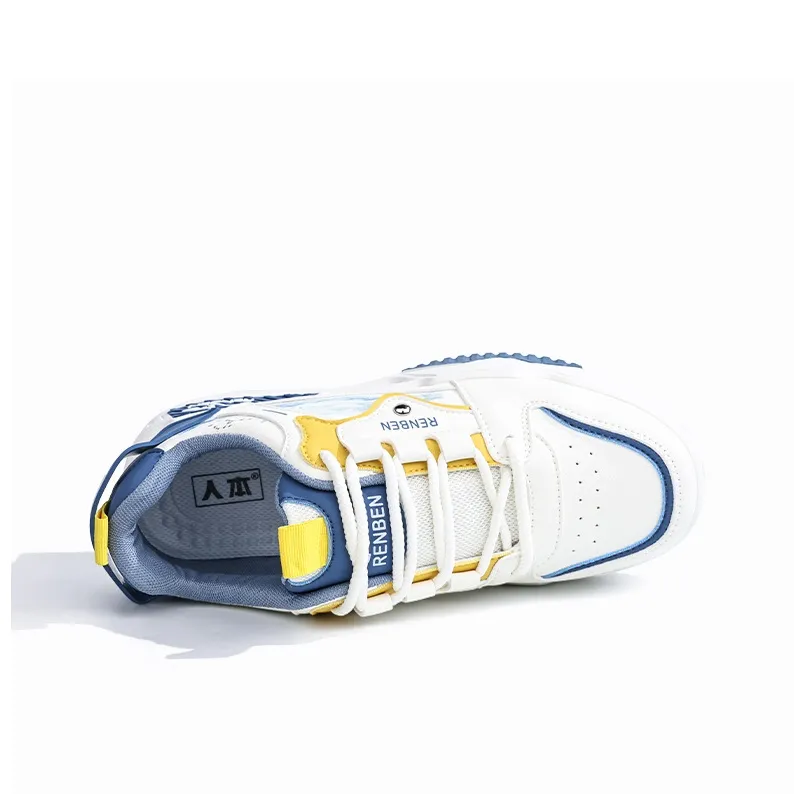 RENBEN Anti-Slip And Wear-Resistant Height Increasing Low-Top Skateboard Shoes Men's-8