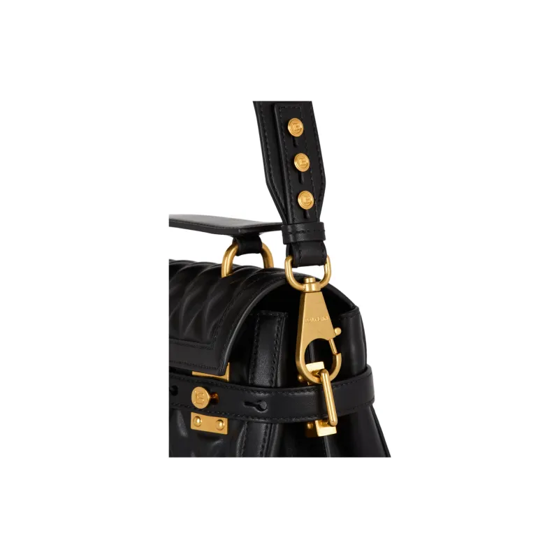 BALMAIN Diamond Quilted B Buzz 23 Bag-5