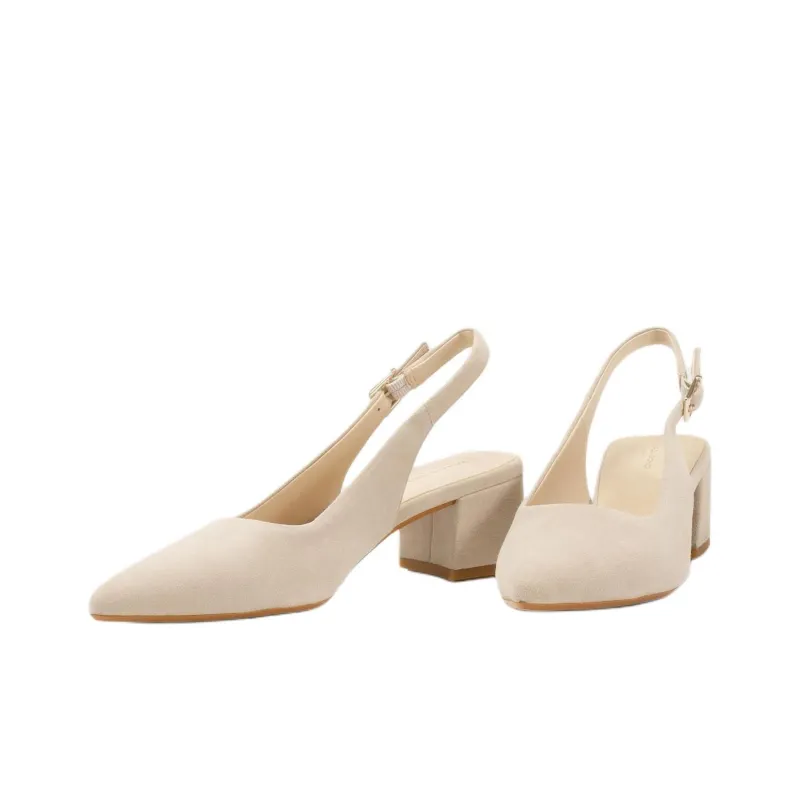 VAGABOND SHOEMAKERS Marta Chunky Heel High Heels Women's Beige-1