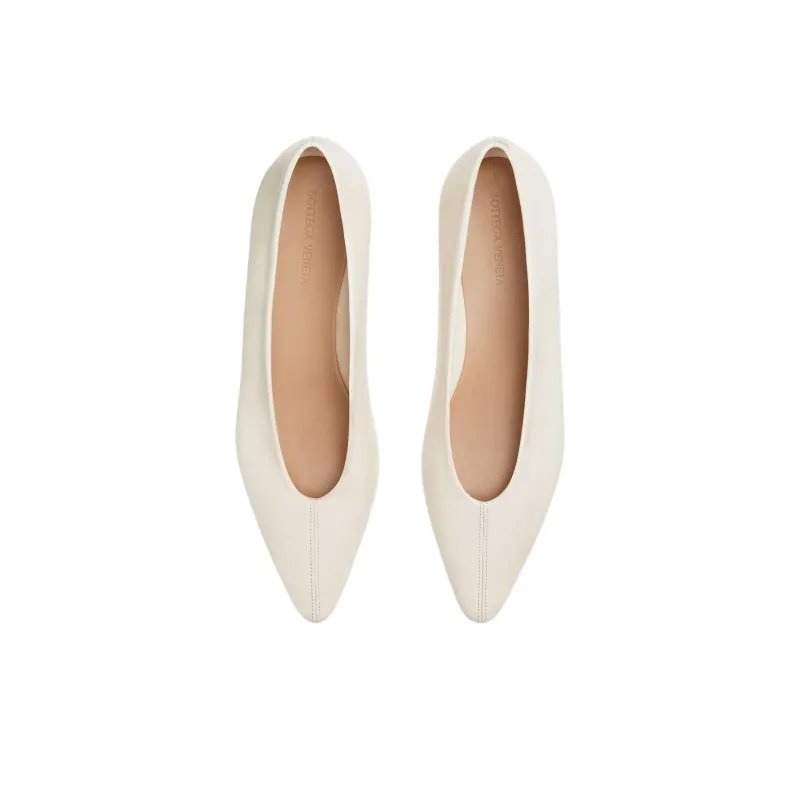 Bottega Veneta Sofia Casual Single Shoes Women's White-3