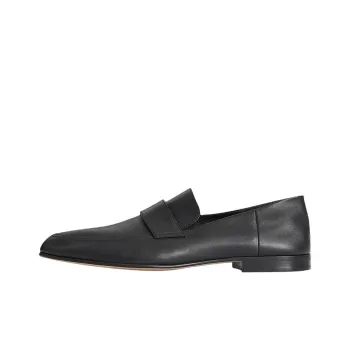 THE ROW Classic Loafers Men's Black