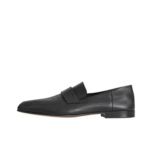 THE ROW Classic Loafers Men's Black