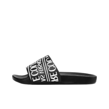 VERSACE JEANS COUTURE Slide Slippers Men's Black