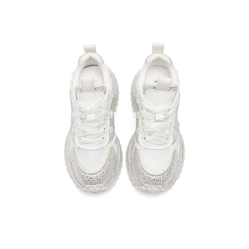 KEDDO Cheese Non-Slip Height Increasing Low-Top Chunky Sneakers Women's-9