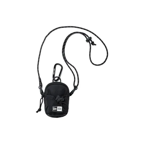 New Era Nylon Crossbody Bag Shoulder Bag Unisex Black