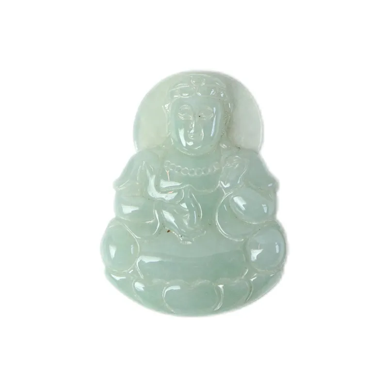 South Asia Bean Type Jadeite Pendants Unisex-0