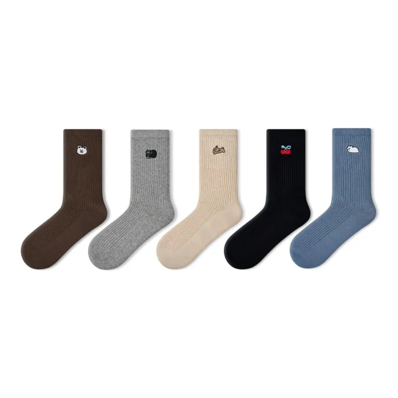 Primeet Mid Calf Socks Women's 5 Pack-6