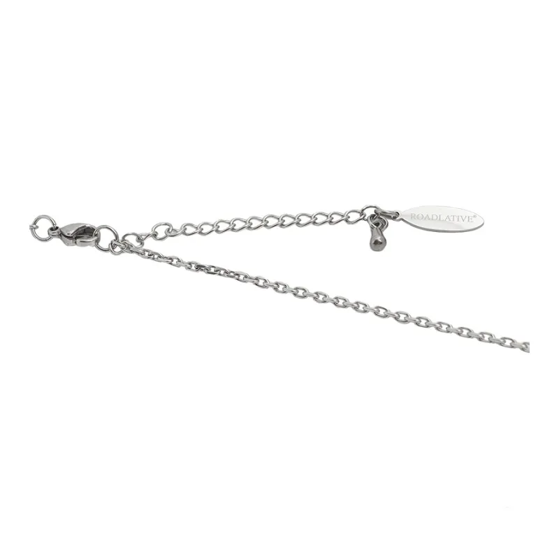 ROADLATIVE 925 Sterling Silver, Titanium Steel Necklaces Unisex-1