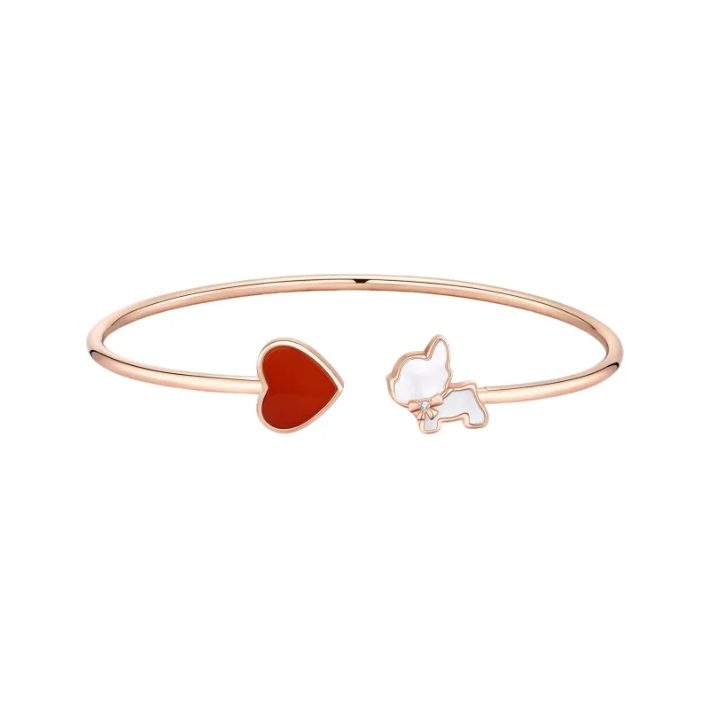 Heart To Heart S925 Silver Bangles Women's-0