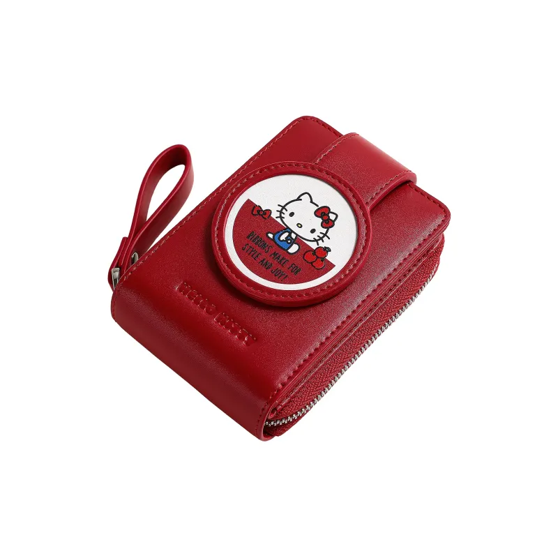 TOUTOU Hello Kitty Collaboration Hello Kitty Synthetic Leather Wallet Women's Multicolor-5