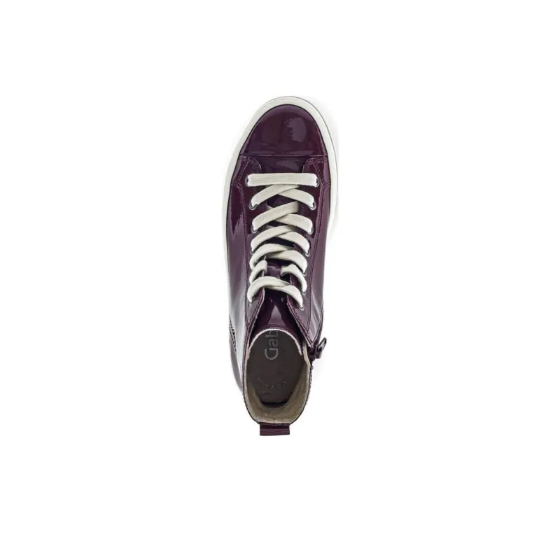 Gabor Fashion High Top Skateboard Shoes Women's Red-3
