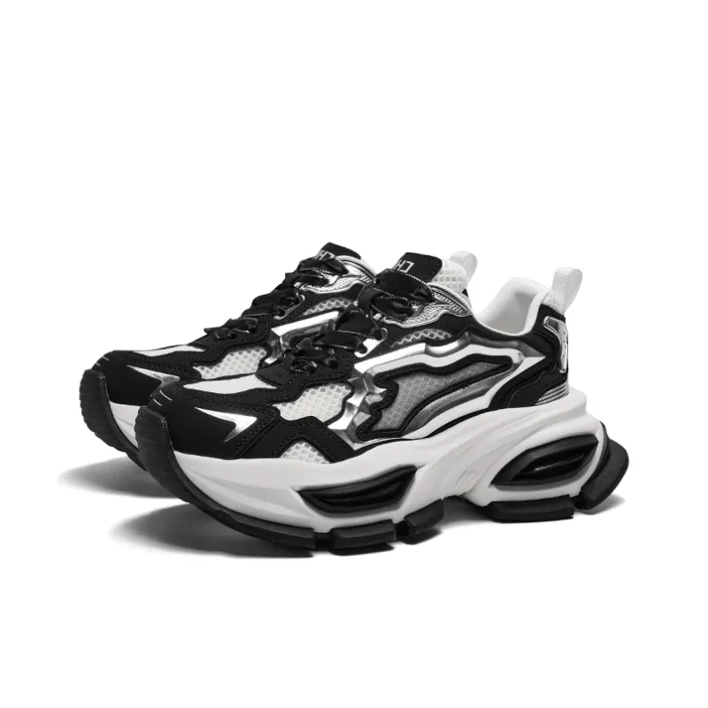 CHERYKALLY Anti-Slip And Wear-Resistant Height Increasing Low-Top Chunky Sneakers Women's-13