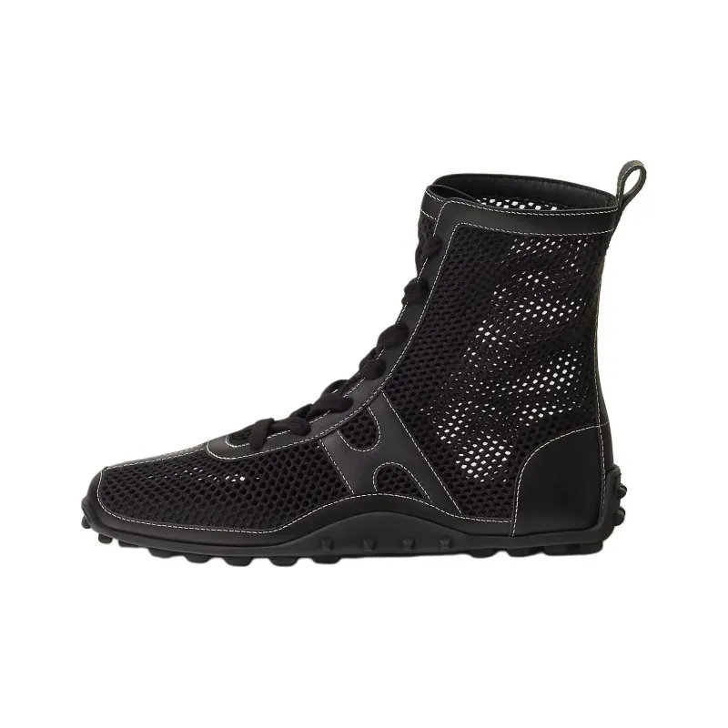HERMES Kiatsu High-Top Casual Shoes Women's Black-0