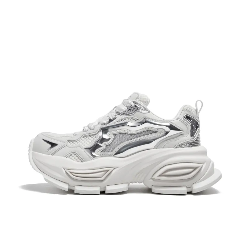 CHERYKALLY Anti-Slip And Wear-Resistant Height Increasing Low-Top Chunky Sneakers Women's-0