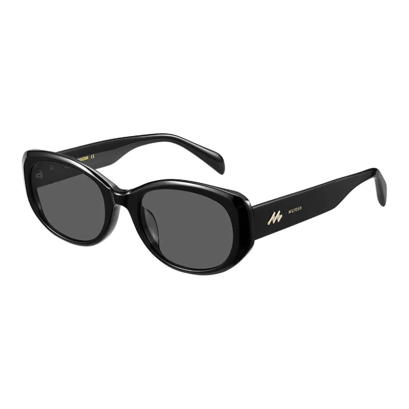 MUJOSH Plate Frame Oval Vintage Modern Individual Trendy Fashion Sunglasses Unisex-0