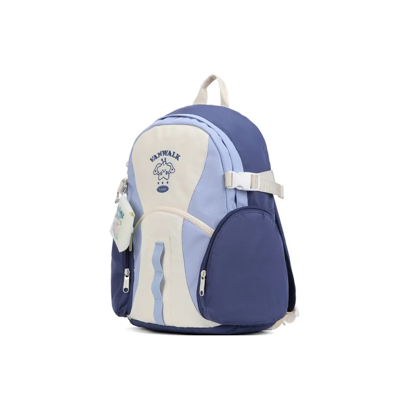 VANWALK Polyester Backpack Large Size Women's Galaxy Blue/Dreamy Star/Angel Pink-2