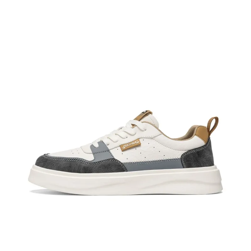 JKEM Slip-Resistant Cushioning Abrasion-Resistant Low-Top Skateboard Shoes Men's-5