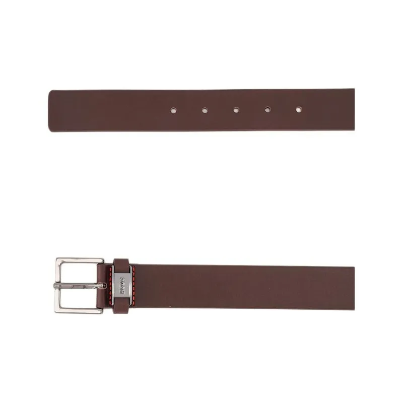 HUGO BOSS Cow Leather Belts Men's Brown  -4