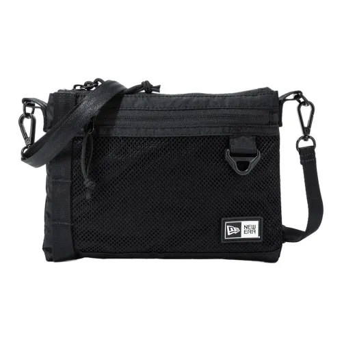 New Era Nylon Shoulder Bag Unisex Black