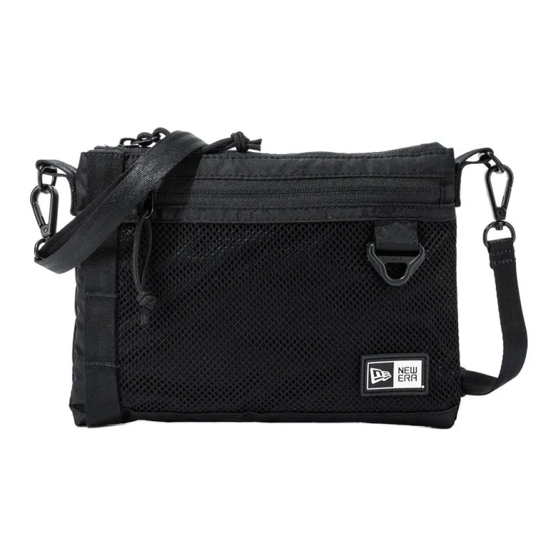 New Era Nylon Shoulder Bag Unisex Black-0