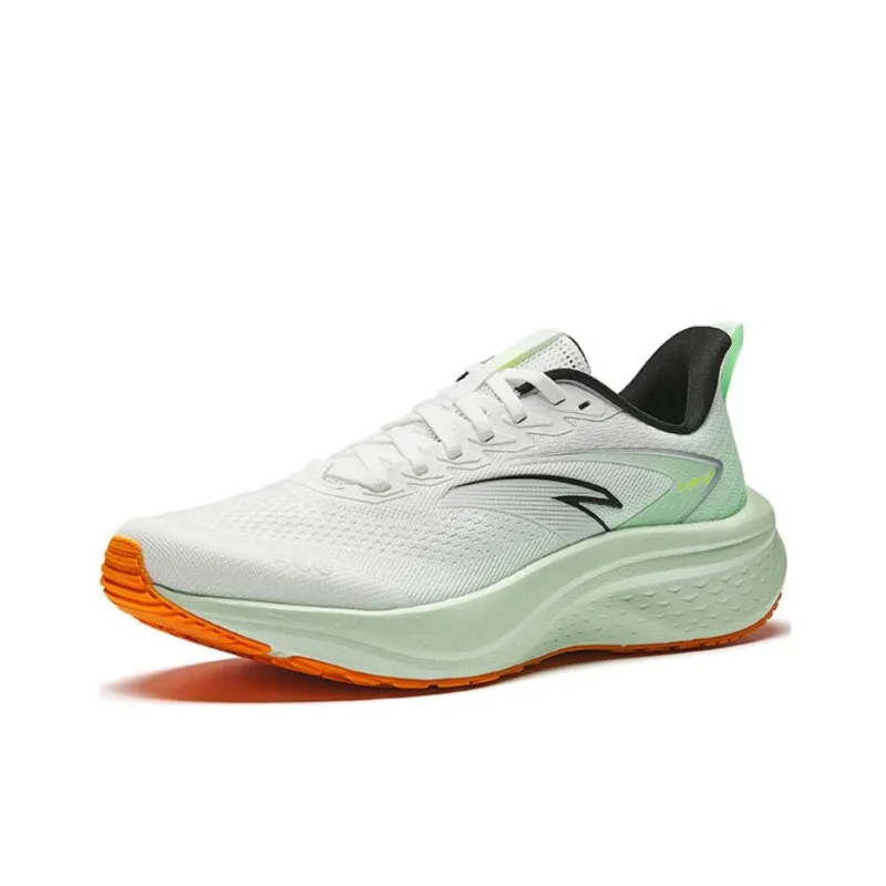 Anta Mach 5 SE Cushioning, Breathable, And Resilient Design Low Top Training Running Shoes Men's White Green Black-1