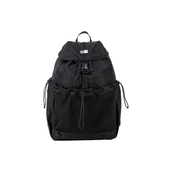 New Era Nylon Backpack Unisex Black