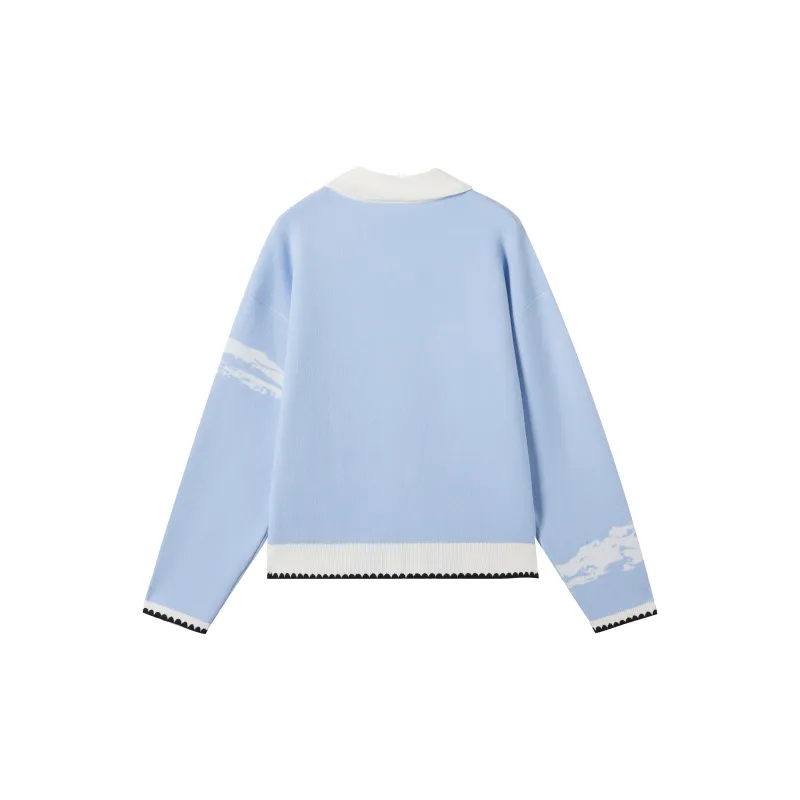 DIALOGUE Sweater Women's Sky Blue-1