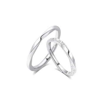 KUMET Sterling Silver Rings Unisex