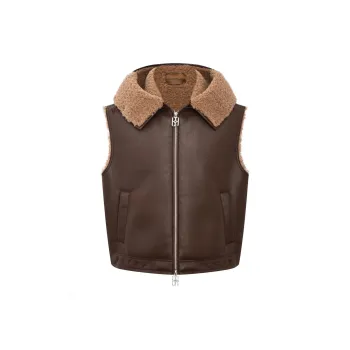 BIRTH OF ROYAL CHILD Vest Unisex Brown