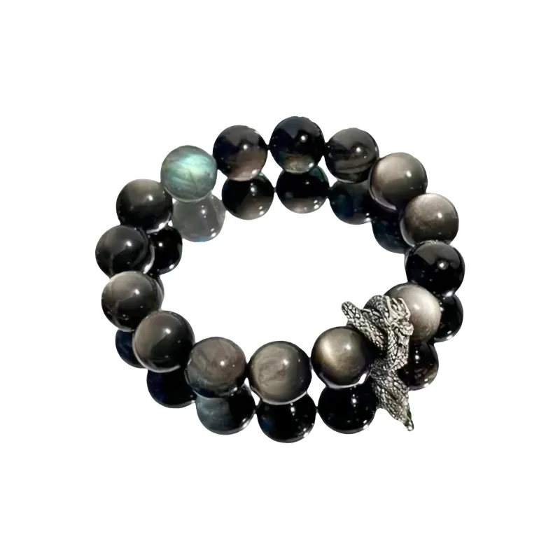 Fengyun Pavilion Obsidian Bracelets Unisex-4
