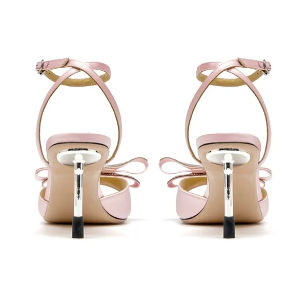 SHOESZOOO One-Strap Slim Heel High Heels 7cm Women's-8