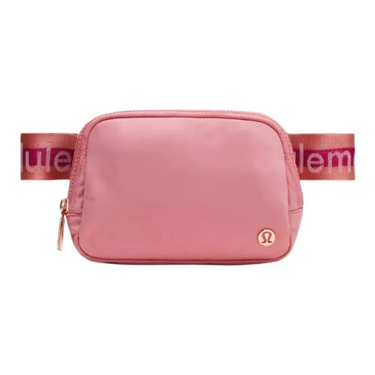 Lululemon Nylon Fanny Pack Unisex Pink-0
