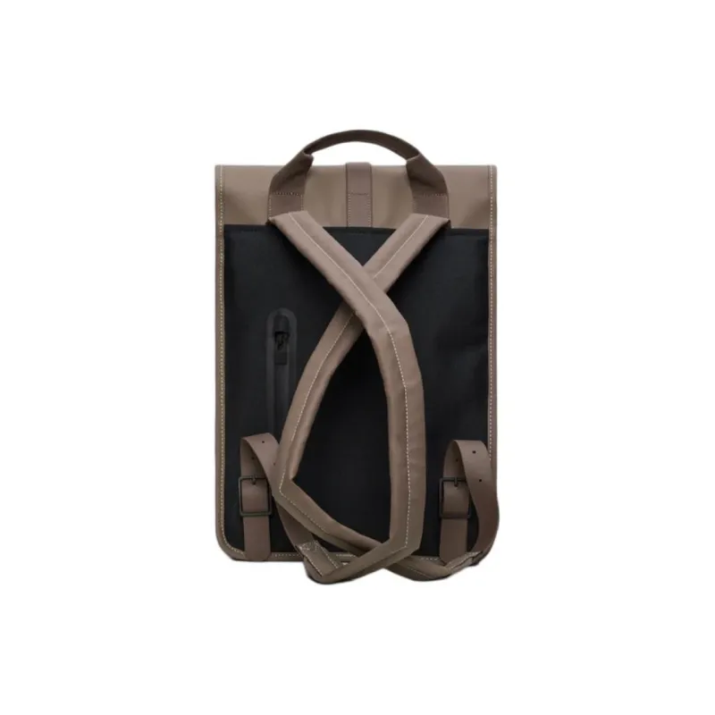 Rains PU Backpack Mini Unisex Brown-1
