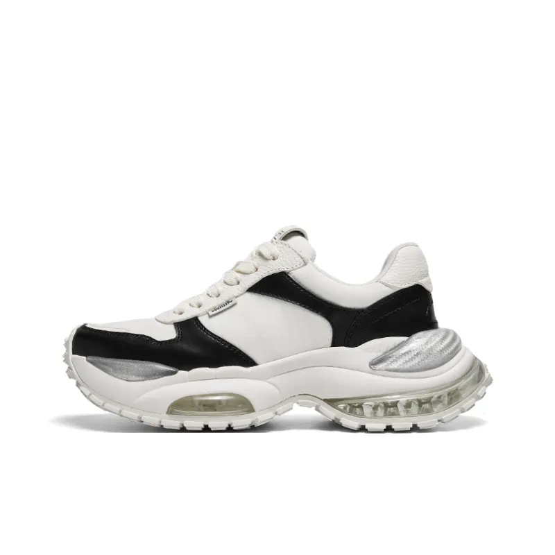 CHERYKALLY Wear-Resistant Breathable Height Increasing Low-Top Chunky Sneakers Women's-6