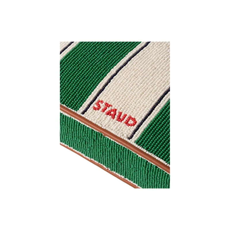 Staud TOMMY Glass Shoulder Bag Medium Size Women's Green-2