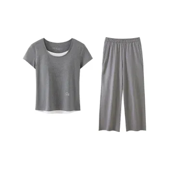 JINGYUN Deep Pajama 70 Pajama Set Women's Stars Gray