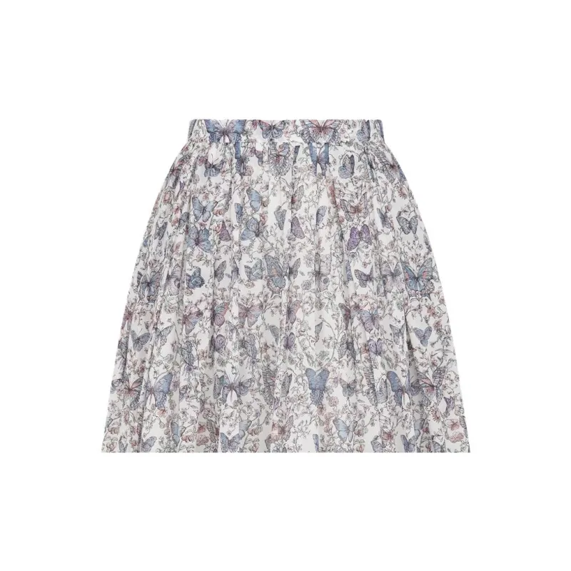 DIOR SS25 Spring Summer Ready to Wear Collection Casual Long Skirts Women's White-2