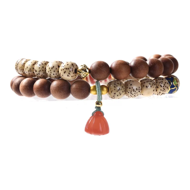 Abby's Wonderland Star Moon Bodhi Seeds Bracelets Unisex-1