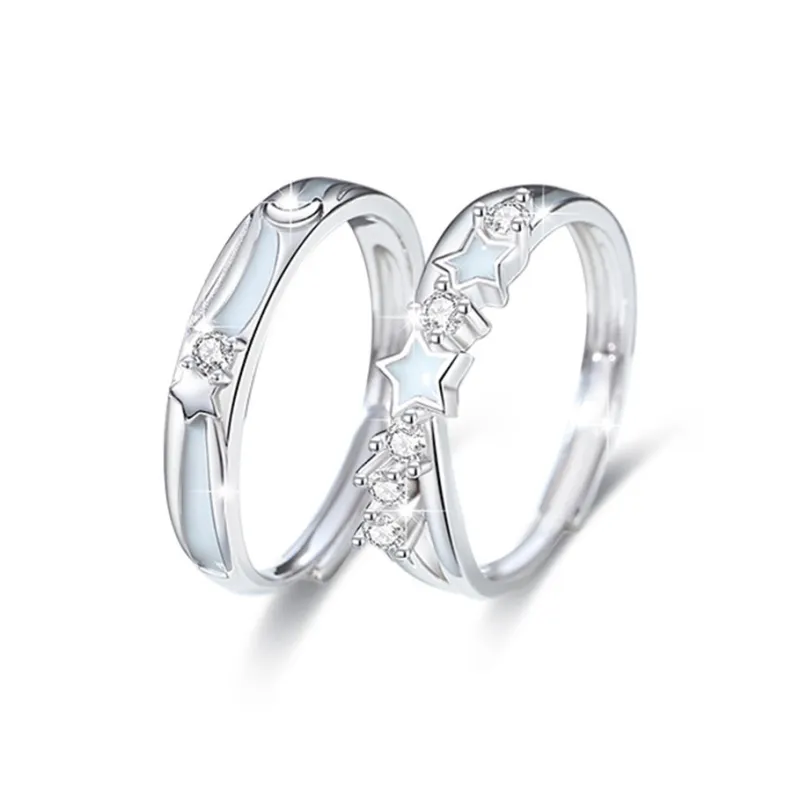 SWEET PLANET S925 Silver Rings Unisex-5