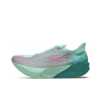 Anta C202 G9 Anti Slip Wear Resistant Low Top Casual Running Shoes Men's Green Pink