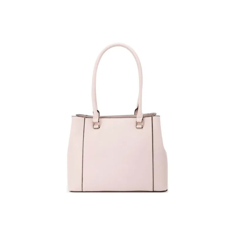 GUESS Polyurethane Tote Bag Shopping Bag Shoulder Bag Handbag Women's Light Pink-2