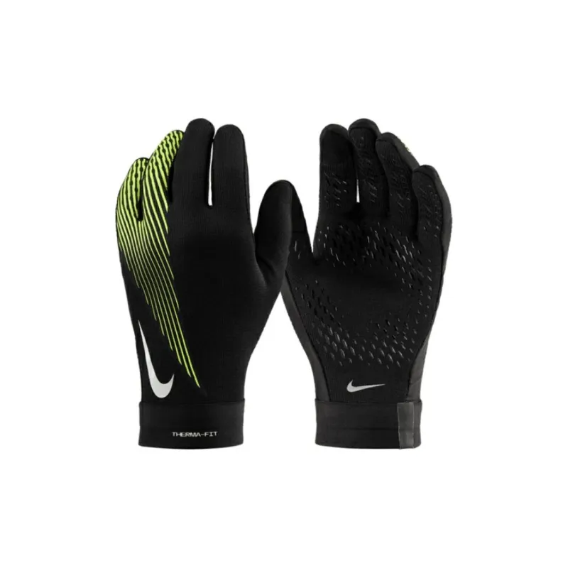 Nike Polyester Polyurethane Rubber Nylon Sports Gloves Unisex Black-2
