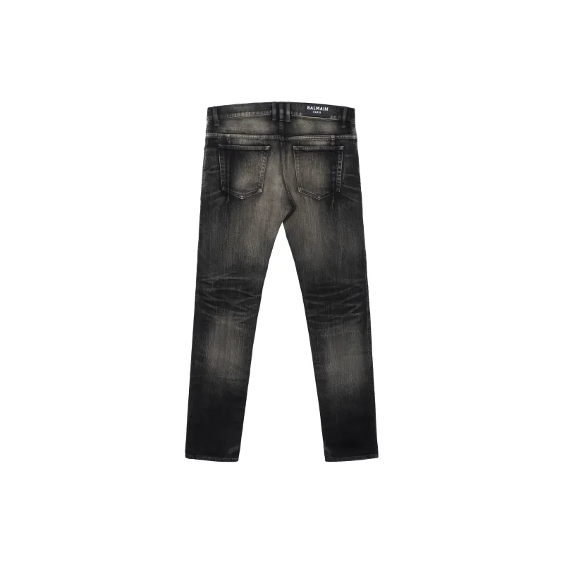 BALMAIN Jeans Men Black-1