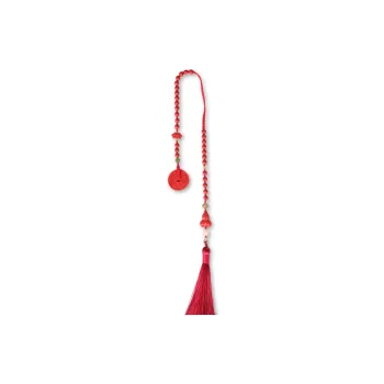 TIANTAISHAN Cinnabar Carved Jade Ornaments Unisex