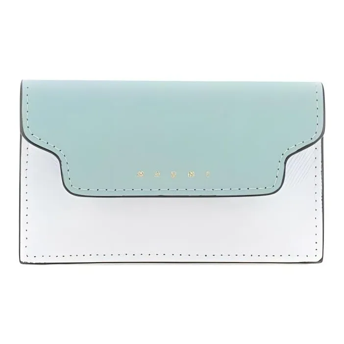 MARNI Logo Print Two Tone Coin Purse-0