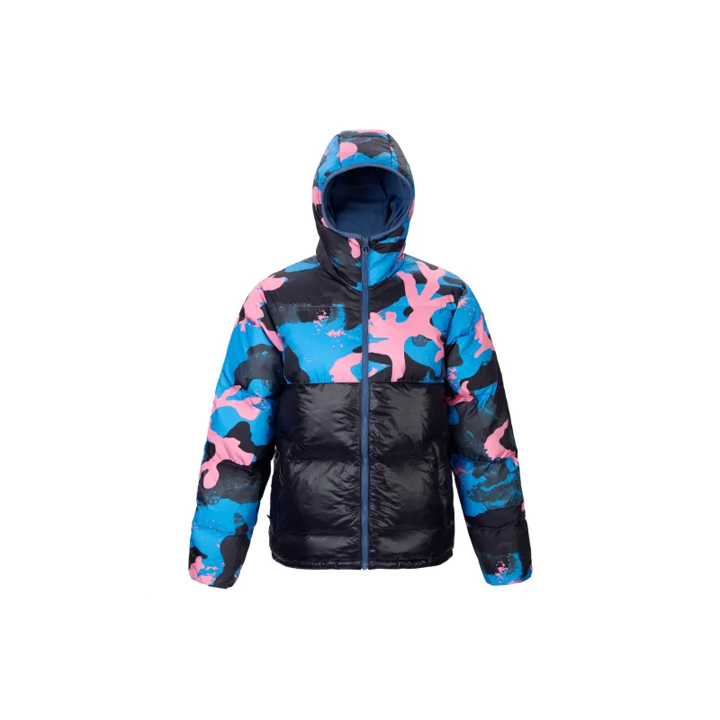 Adidas Originals Down Jacket Men's Black/Pink/Navy Blue-2