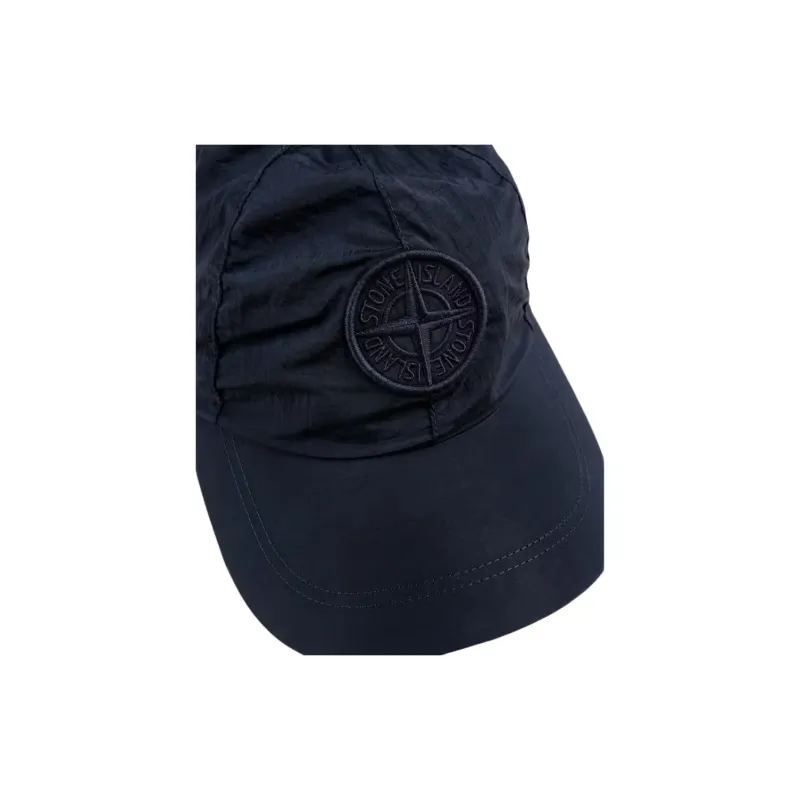 STONE ISLAND Nylon Baseball Caps Men's Marine Blue-4