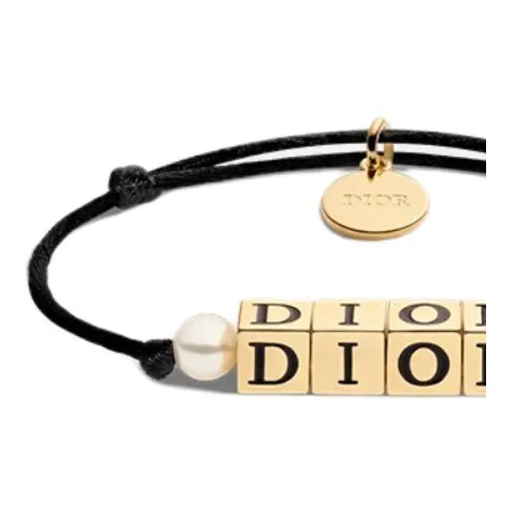 DIOR Metal Bracelets Women's Black-2